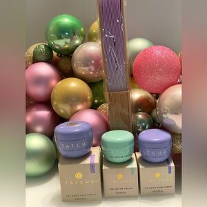 Tatcha Dewy Skin Cream The Water Cream + Tatcha fan